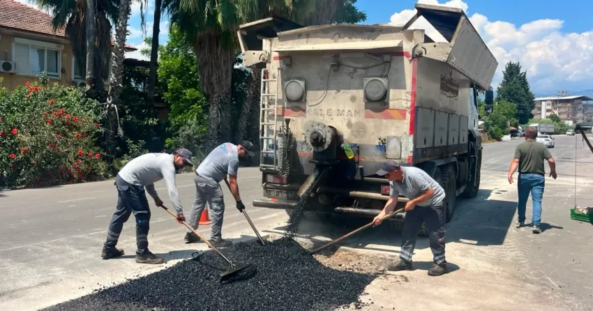 Antalya finikede yollar yenileniyor fINEtuQt